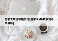 加拿大的区块链公司[加拿大slb数字货币交易所]